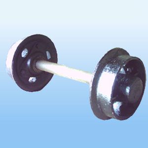 1T、1.5T礦車輪對(duì)